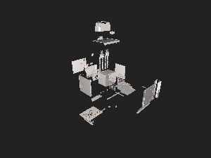 3D View of the 6 Tray Convection Oven.stl