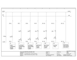 Cream Filling Machine Electrical Drawing